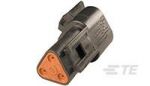 DT Series Receptacle 3 Pin Triangular Connector