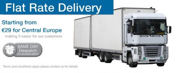 Flat Rate Delivery to Europe